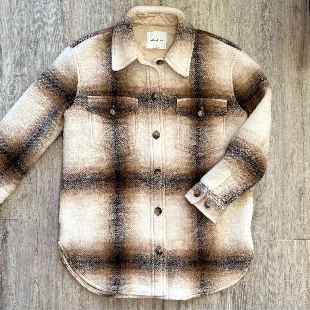 Aritzia Wilfred Free Ganna Shirt Jacket Small